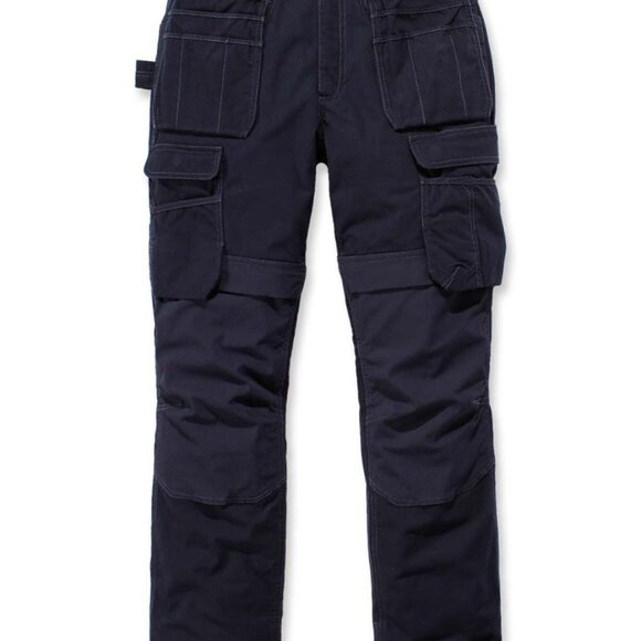 Carhartt Steel Relaxed Fit Double Front Multi-Pocket Cargo Trousers - Picture 3 of 11